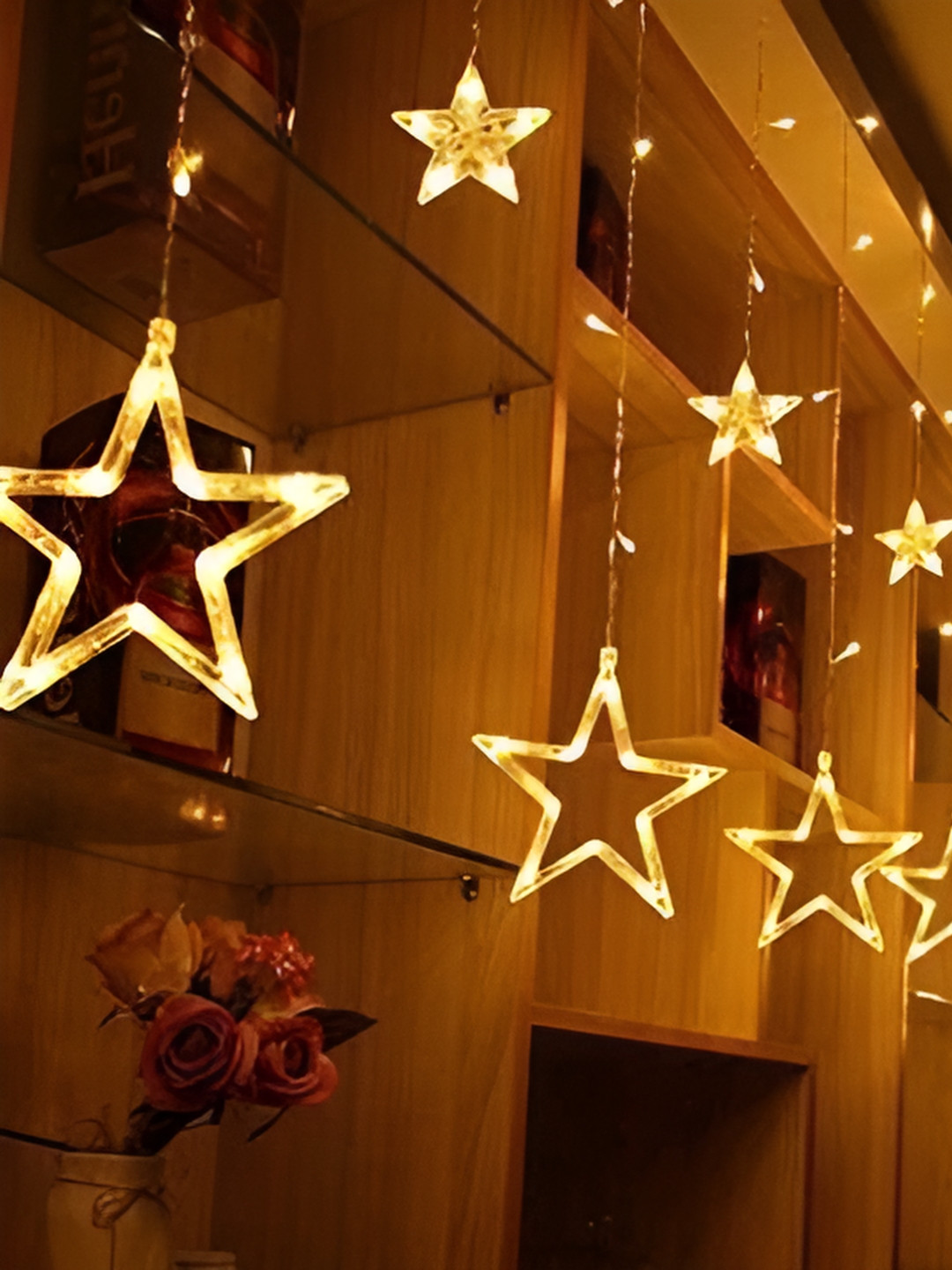 

ENORMITY Yellow Star Shaped LED String Lights