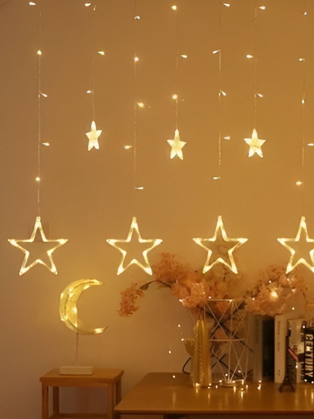 

ENORMITY Yellow Star Shaped LED String Lights