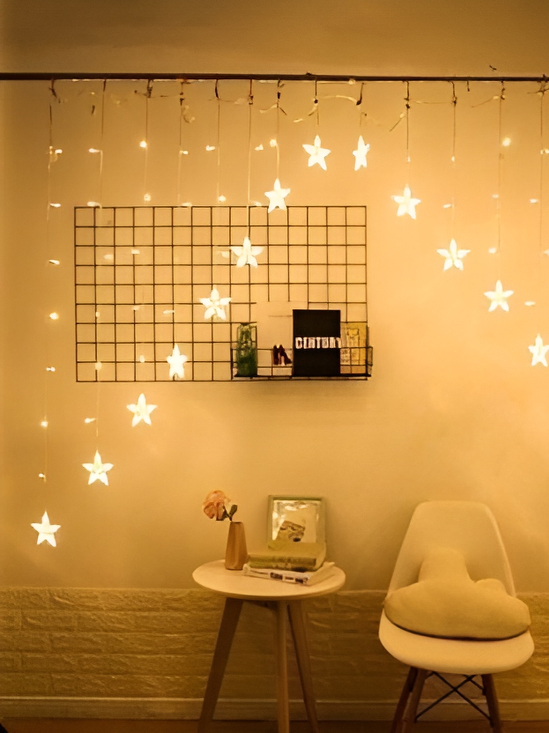 

ENORMITY Yellow Star Shaped LED String Lights