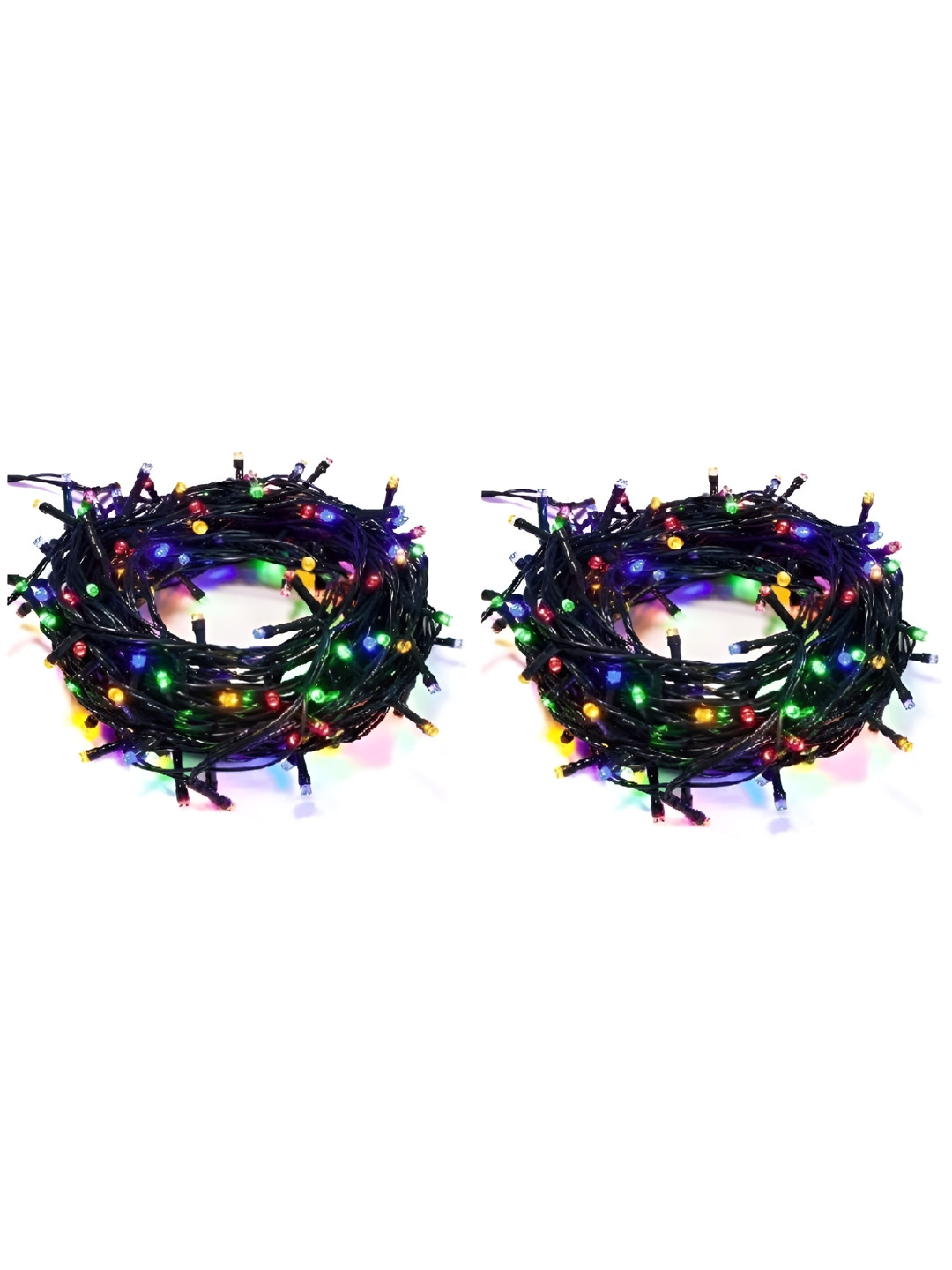 

ENORMITY Yellow & Green 160 Pieces Rice Shape LED String Lights, Blue