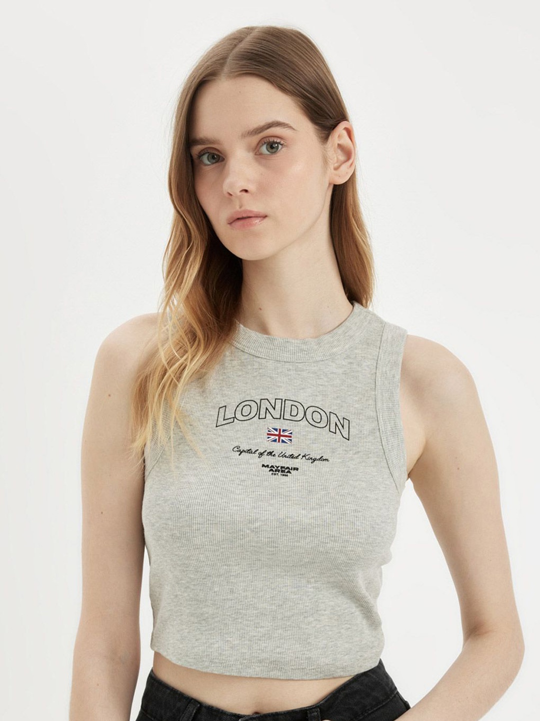 

DeFacto Women Print Top, Na