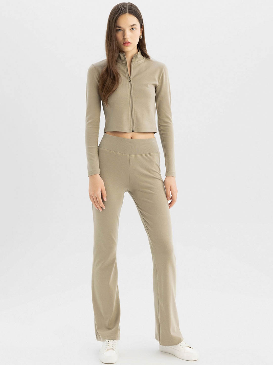 

DeFacto Women Mid-Rise Trouser, Na