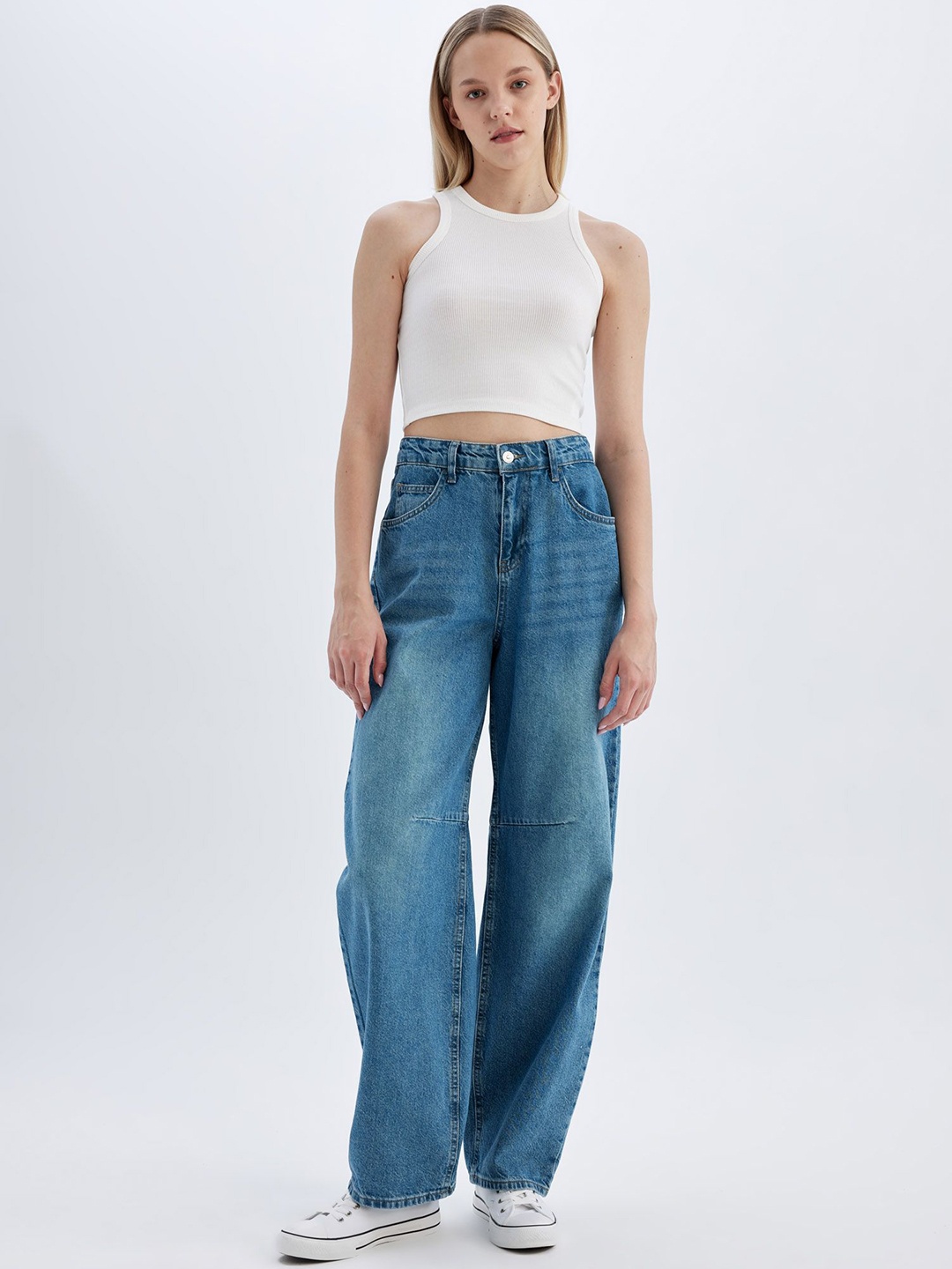 

DeFacto Women Light Fade Jeans, Blue
