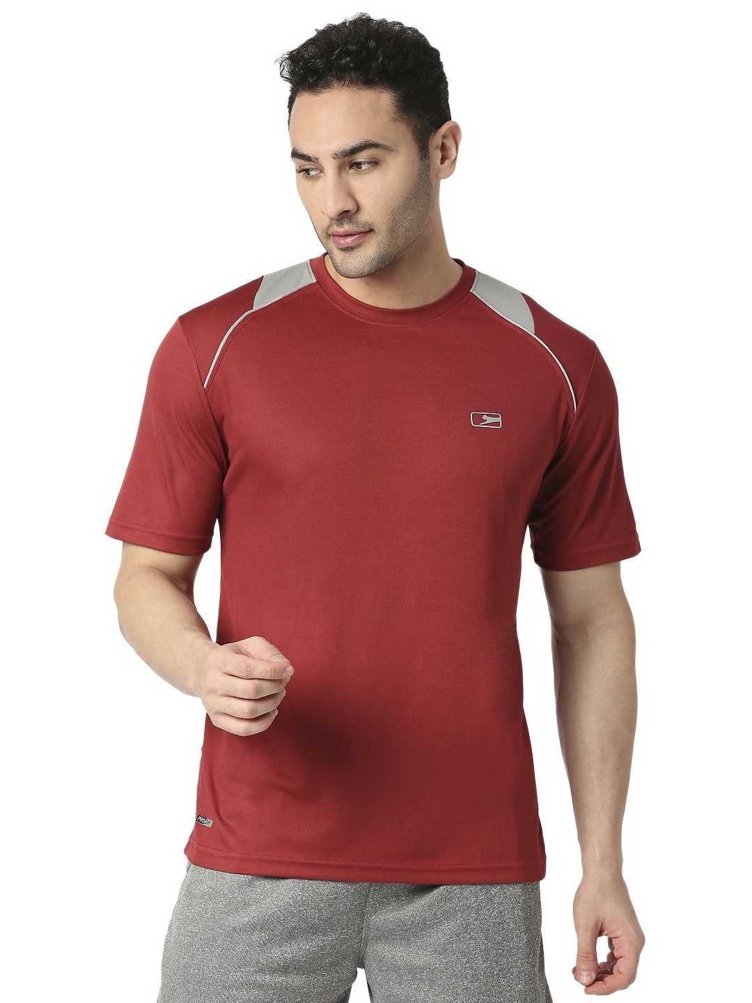 

Black Panther Men Dri-FIT Applique T-shirt, Burgundy