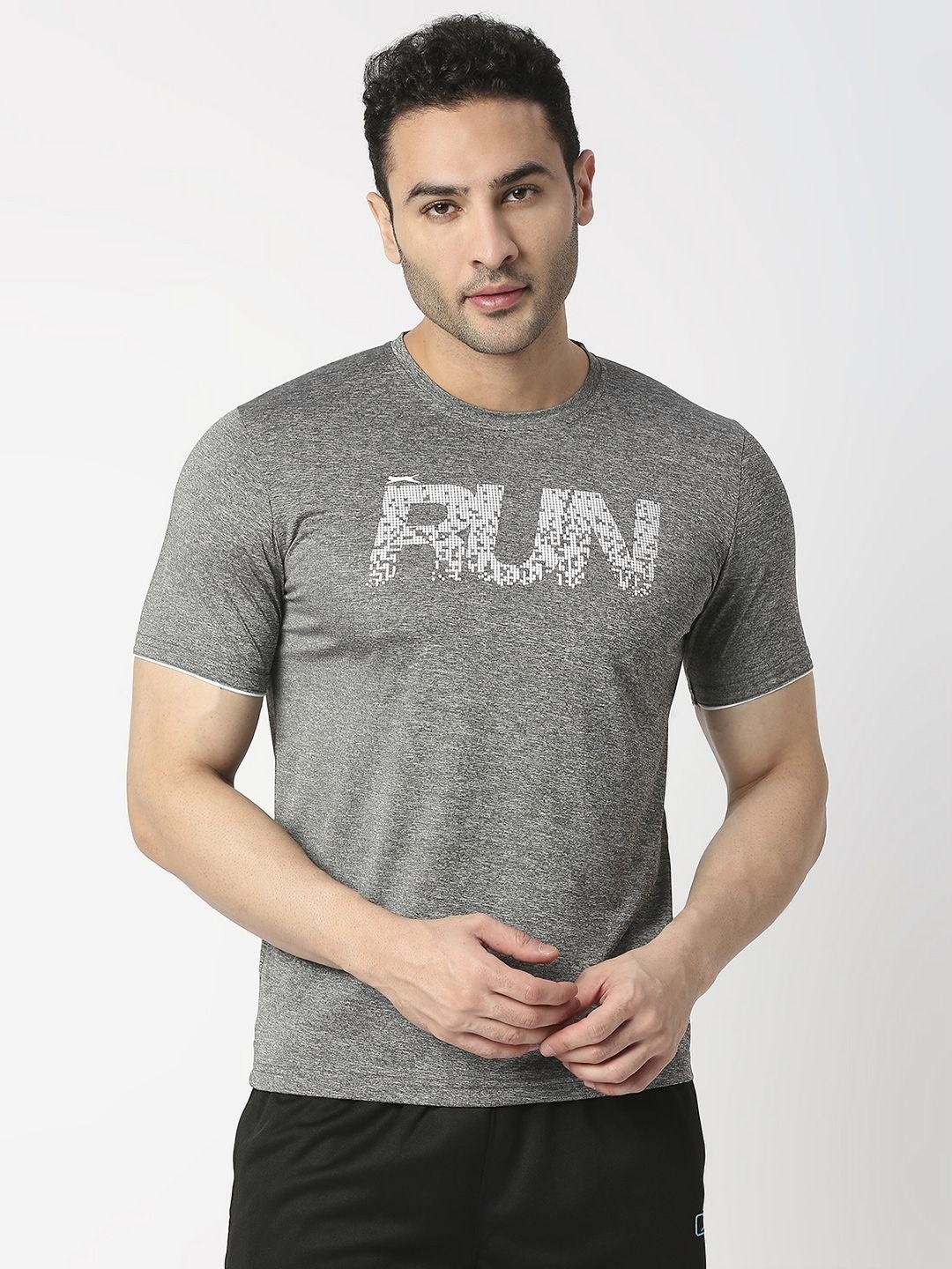 Black Panther Men Typography Printed Regular Fit T-shirt