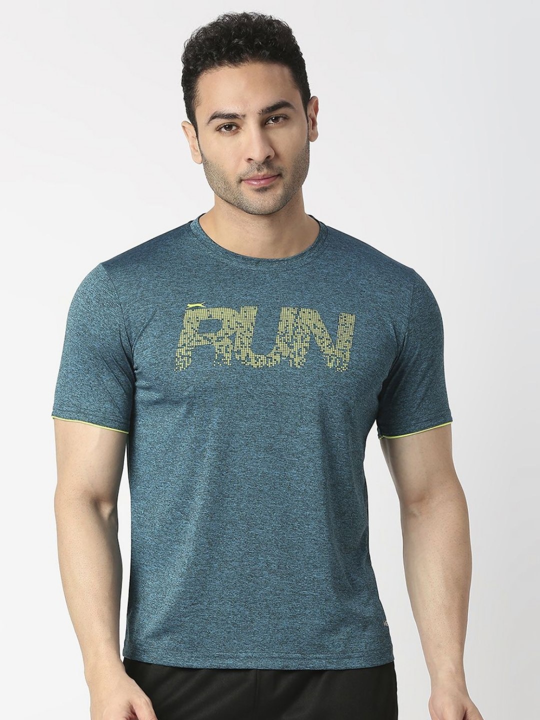 

Black Panther Men Printed Dri-FIT Applique T-shirt, Teal