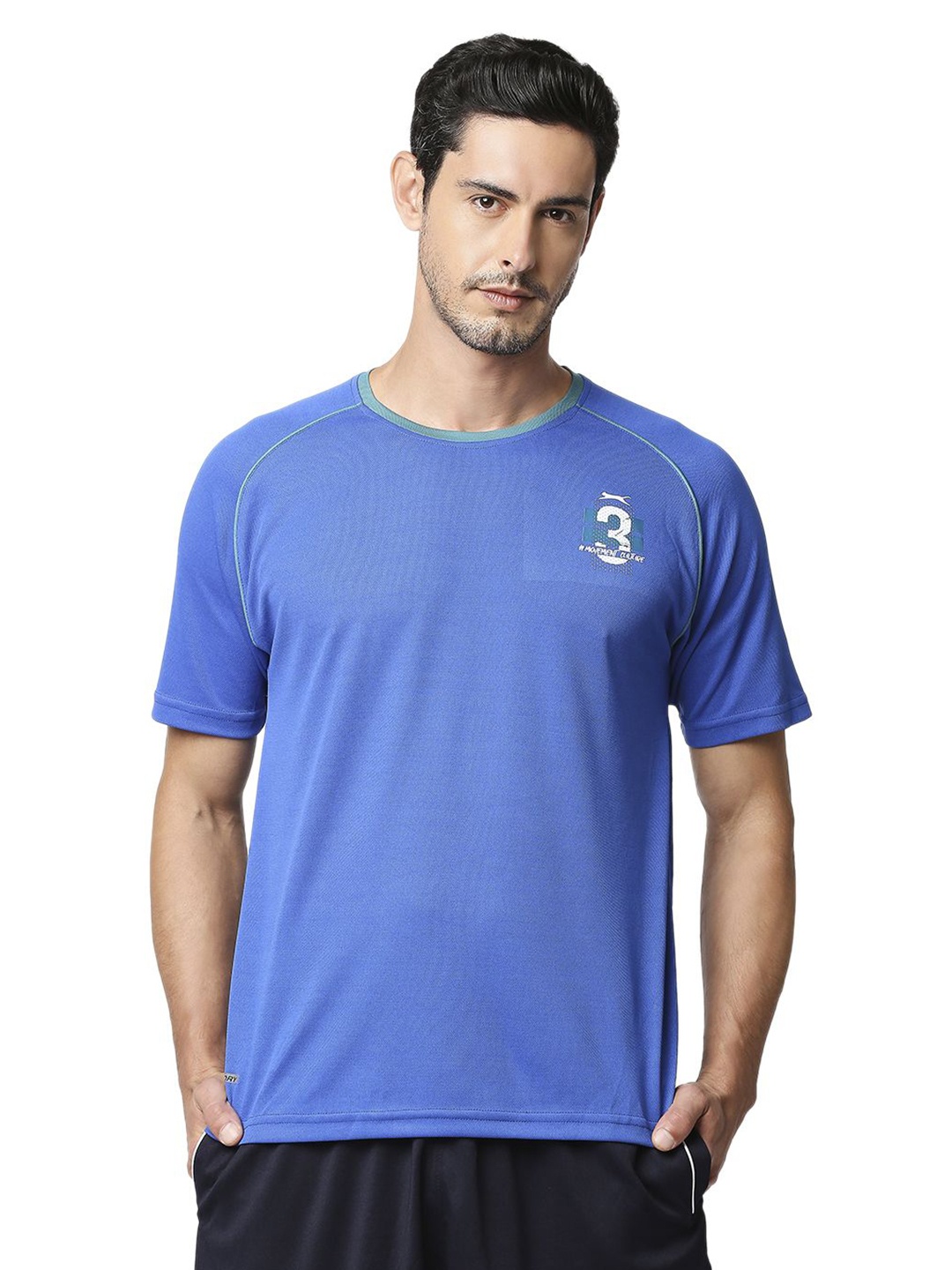 

Black Panther Men Regular Fit Sports T-shirt, Blue