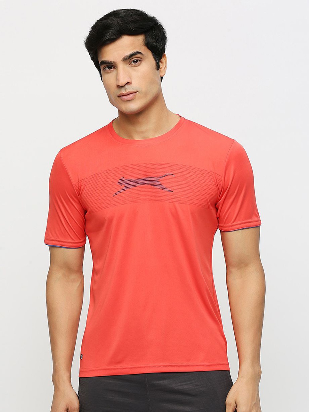 

Black Panther Men Graphic Printed Round Neck Dri-FIT Pockets T-shirt, Red