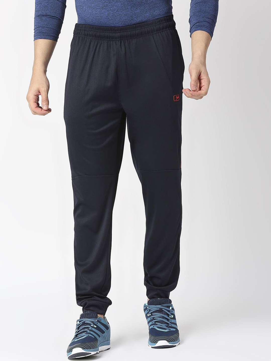 

Black Panther Men Mid-Rise Dry Fit Track Pants, Navy blue