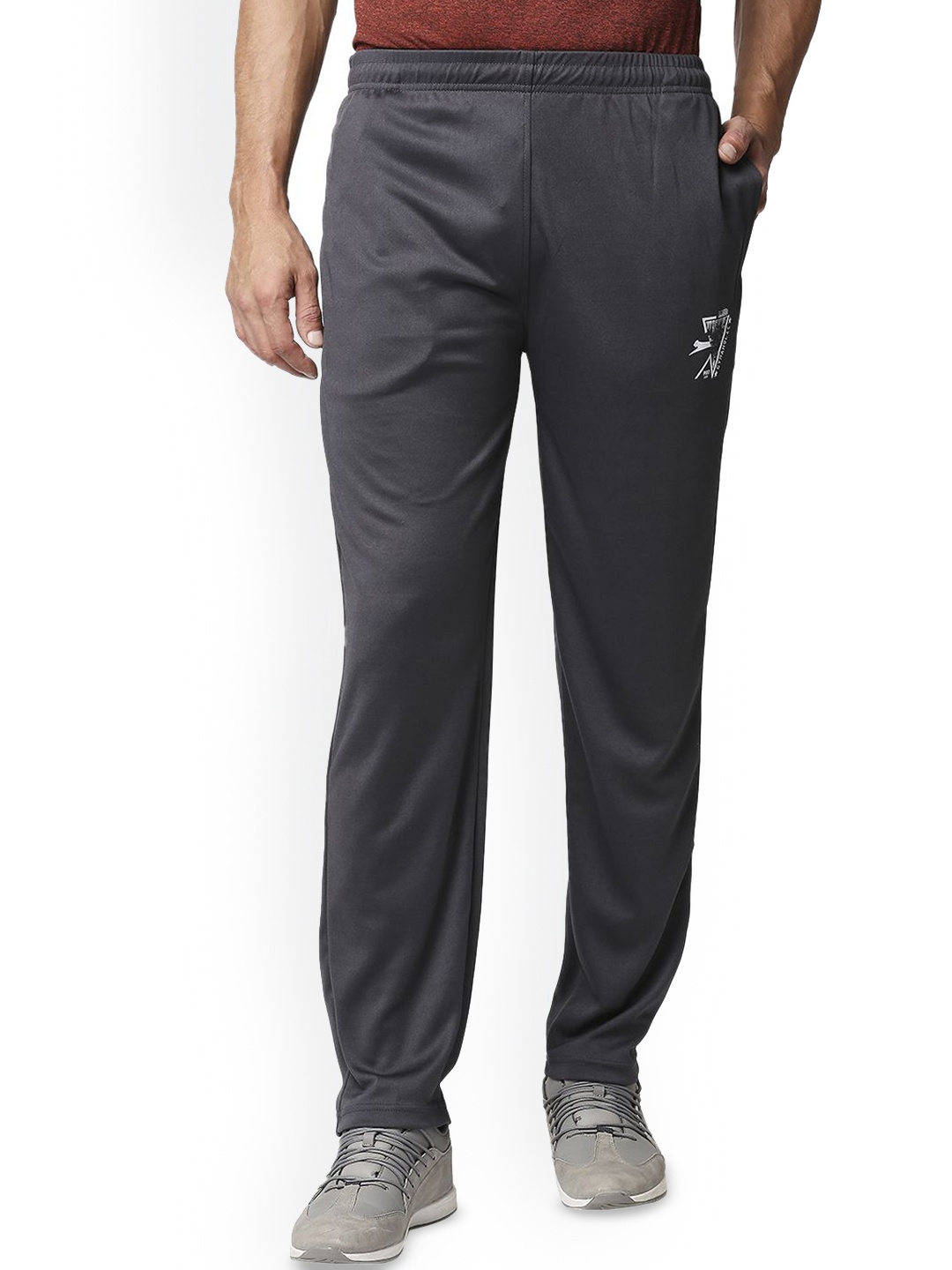 

Black Panther Men Mid-Rise Dry Fit Track Pants, Charcoal