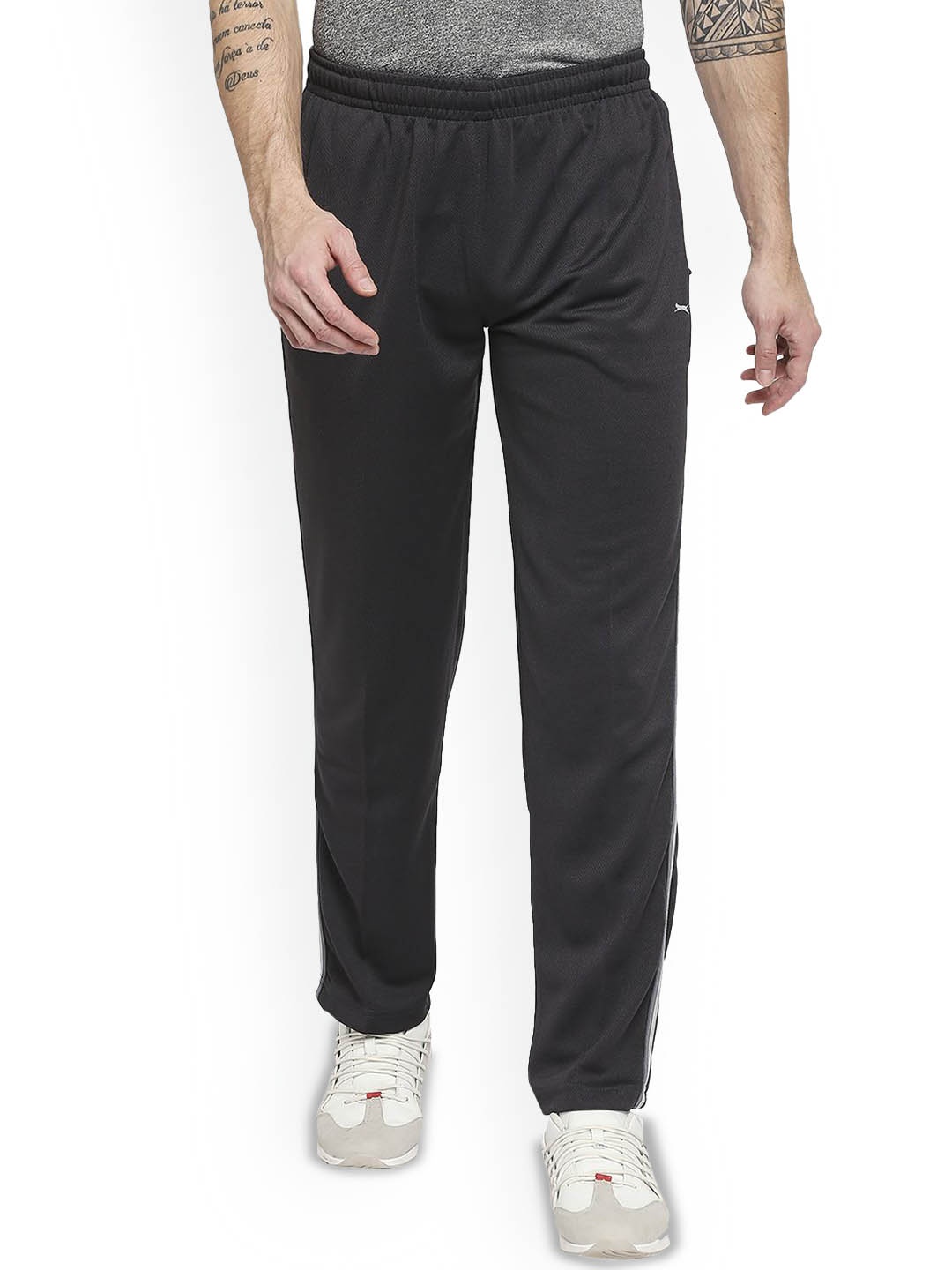 

Black Panther Men Mid-Rise Dry Fit Track Pants, Charcoal