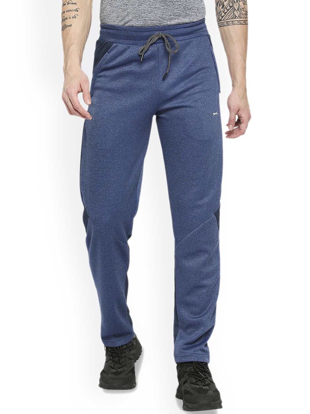 

Black Panther Men Mid-Rise Dry Fit Track Pants, Blue