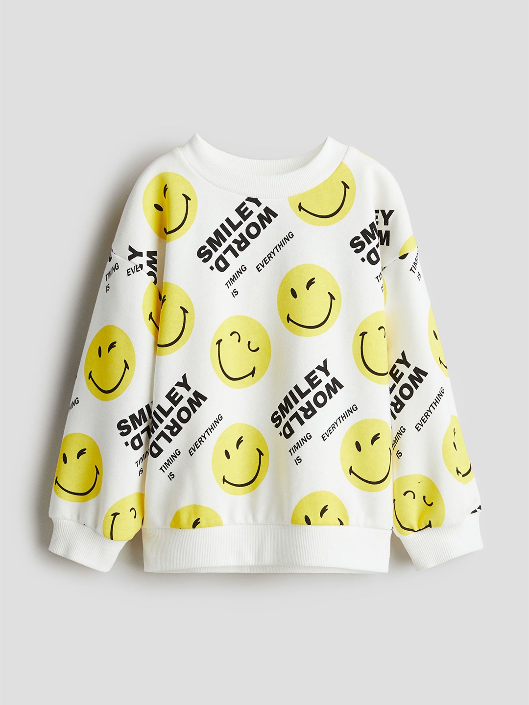 

H&M Boys Oversized Printed Sweatshirts, White