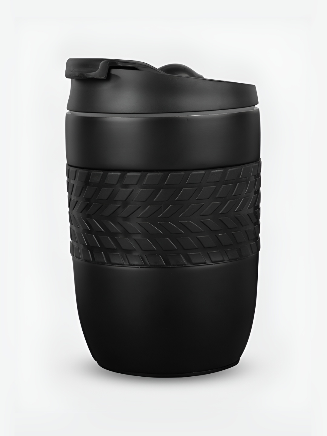 

The Wallet Store Black Textured Matte Stainless Steel Coffee Mug 350 ml