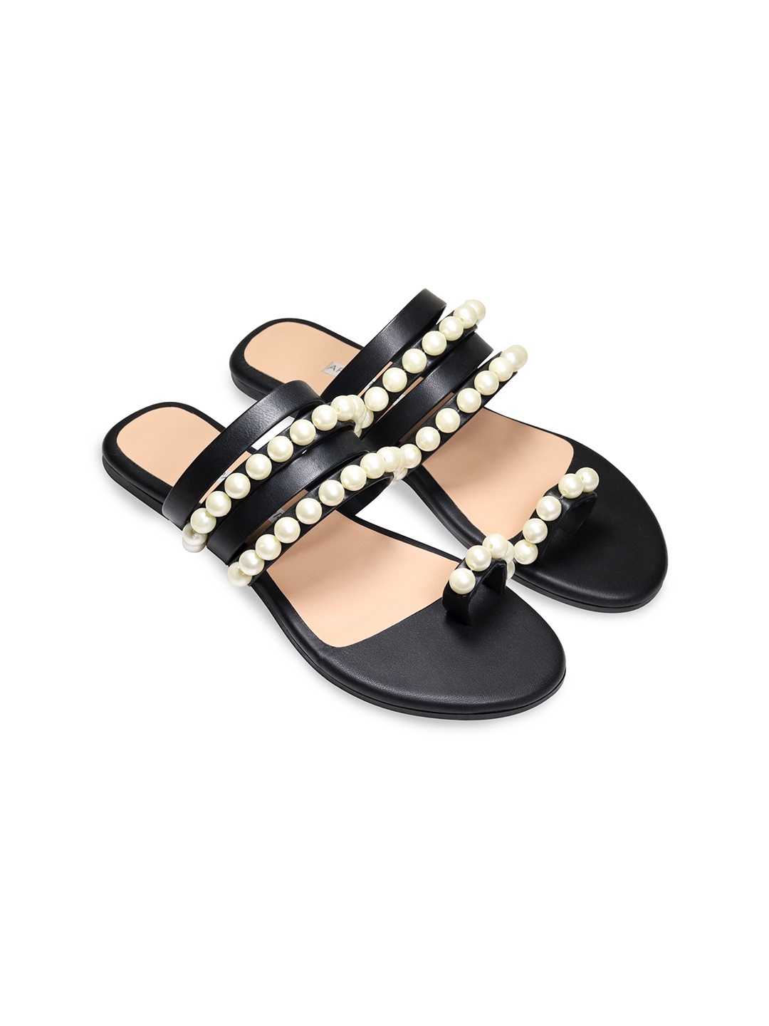 

Aprajita Toor Women Open Toe Flats, Black