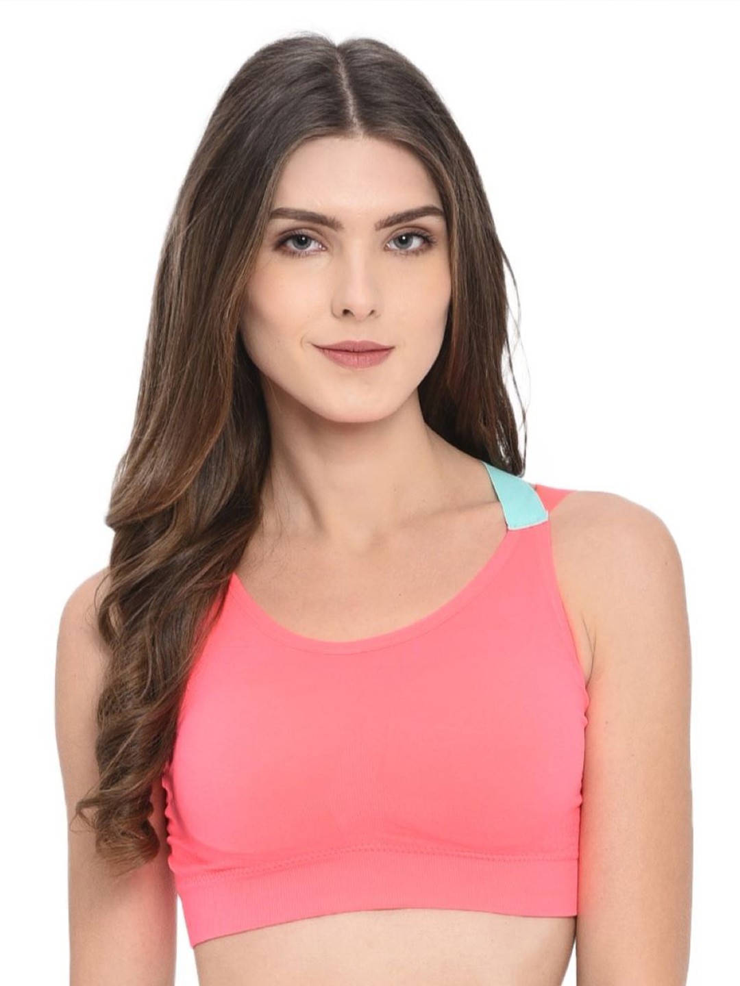 

Poftik Full Coverage Padded Sports Bra, Pink