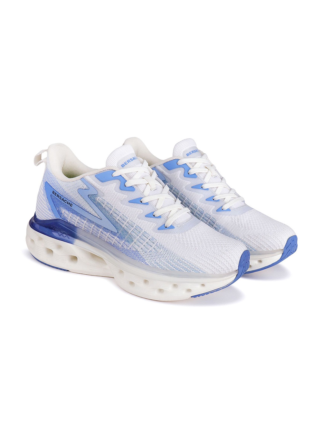 

BERSACHE Men Canvas Running Non-Marking Shoes, White