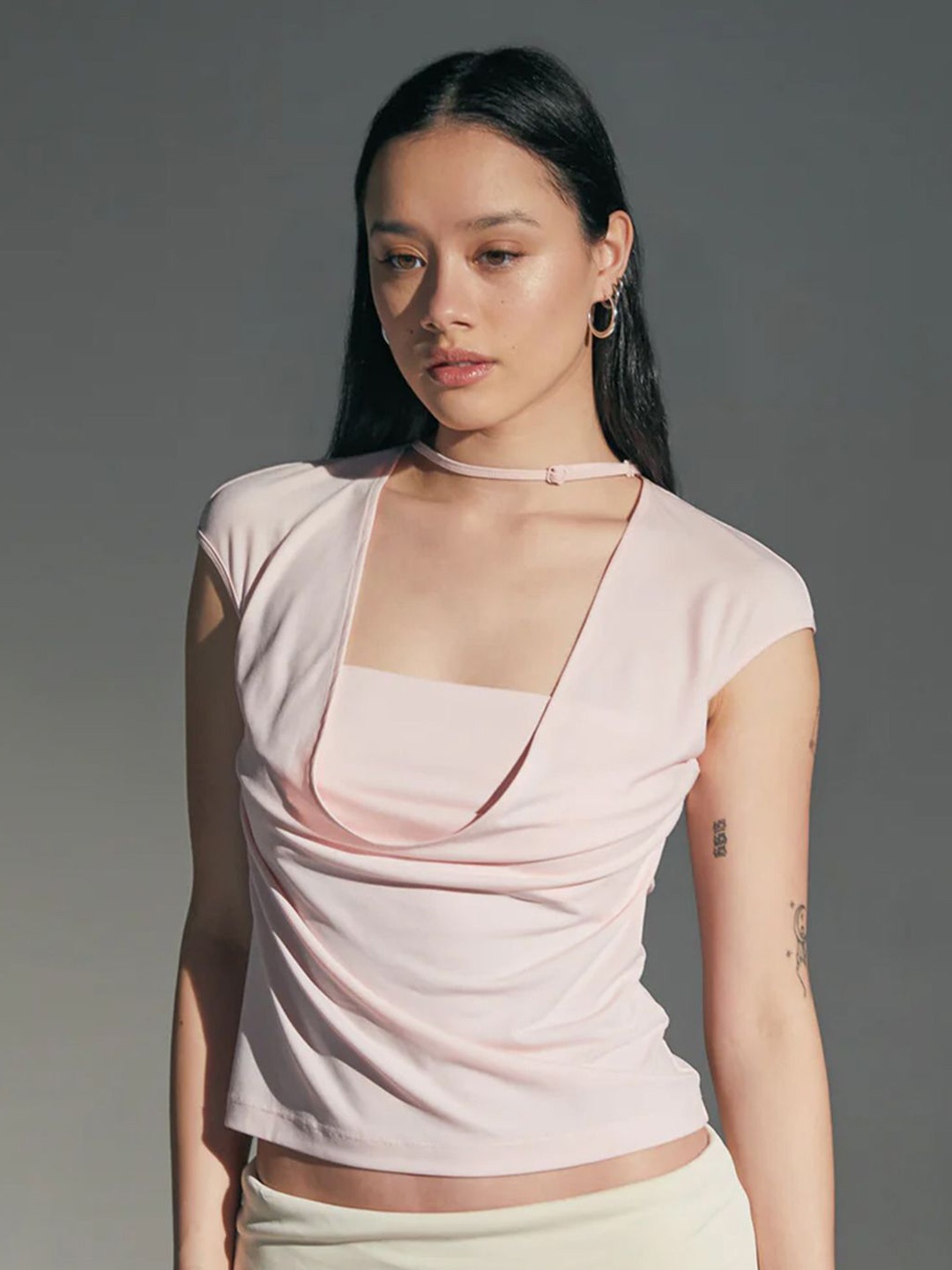 

LULU & SKY Crop Top, Pink