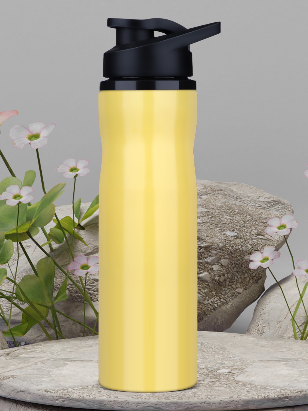 

The Wallet Store Yellow Double Wall Vacuum Stainless Steel Sipper Water Bottle 750 ml
