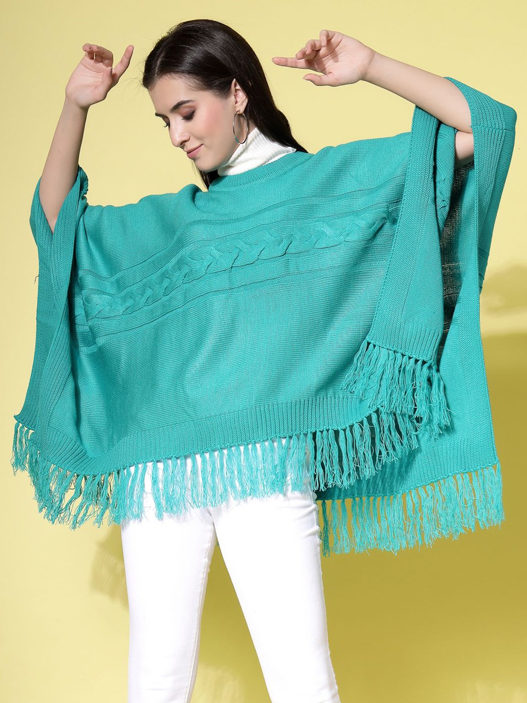 

DressBerry Women Poncho, Green