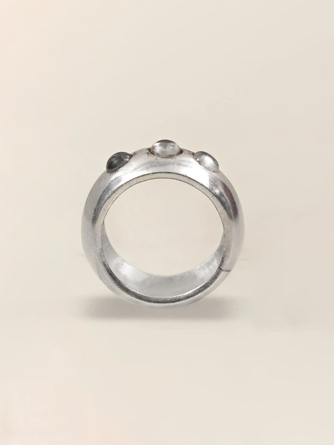 

Exotic India Crystal Stone Sterling Silver Stylish Ring
