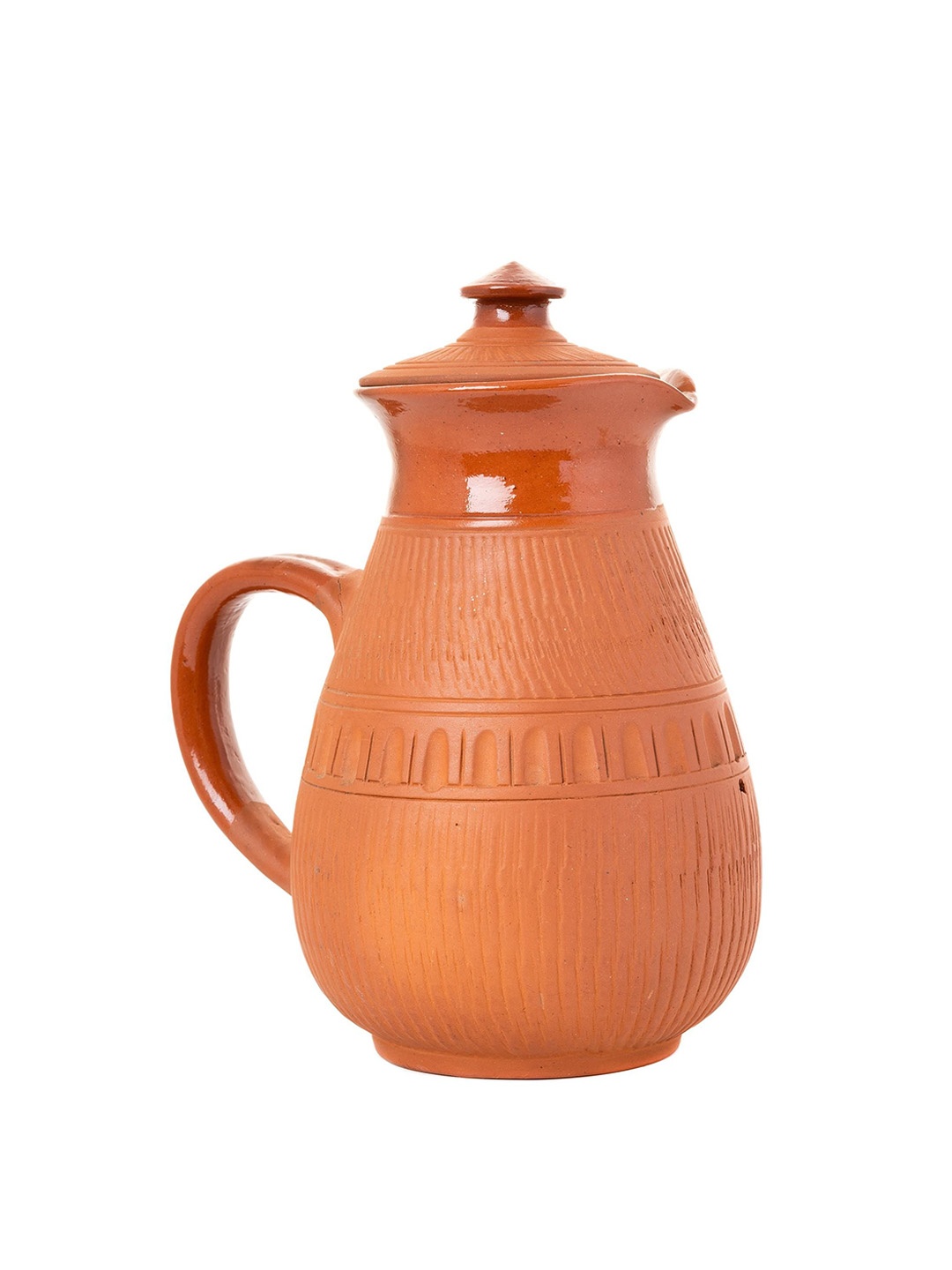 

SOWPEACE Brown Textured Terracotta Water Jug 1 L