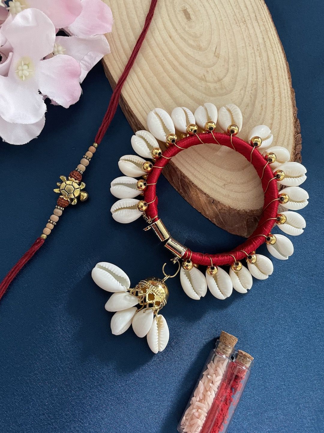 

Digital Dress Room Thread Rakhi, Red