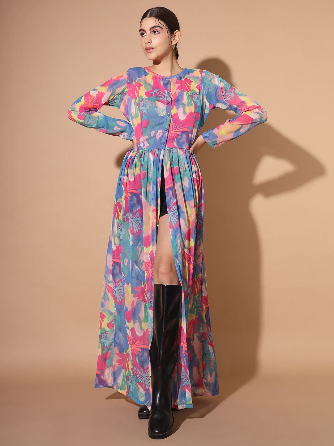 

BAESD Women Printed Tunic, Pink