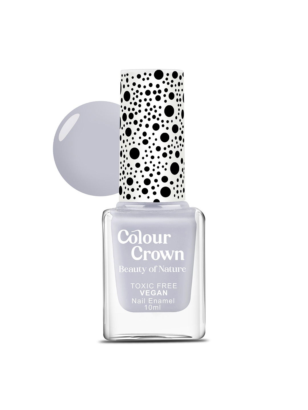 

CROWN Colour Crown Toxic Free Vegan Longwear & Quick Drying Nail Enamel 10ml - Shade C067, Purple