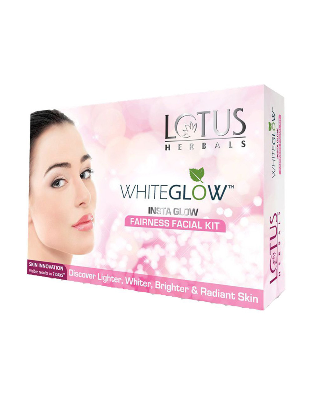 

Lotus Herbals Whiteglow Insta Glow 4 in 1Facial Kit-160g, Pink