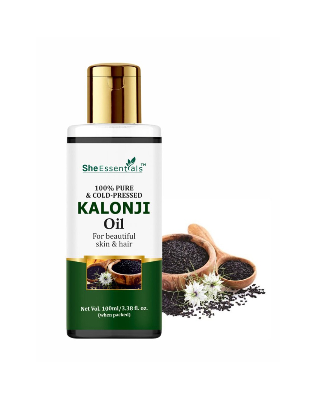 

She Essentials Kalonji Hair Oil - 100ml, Transparent