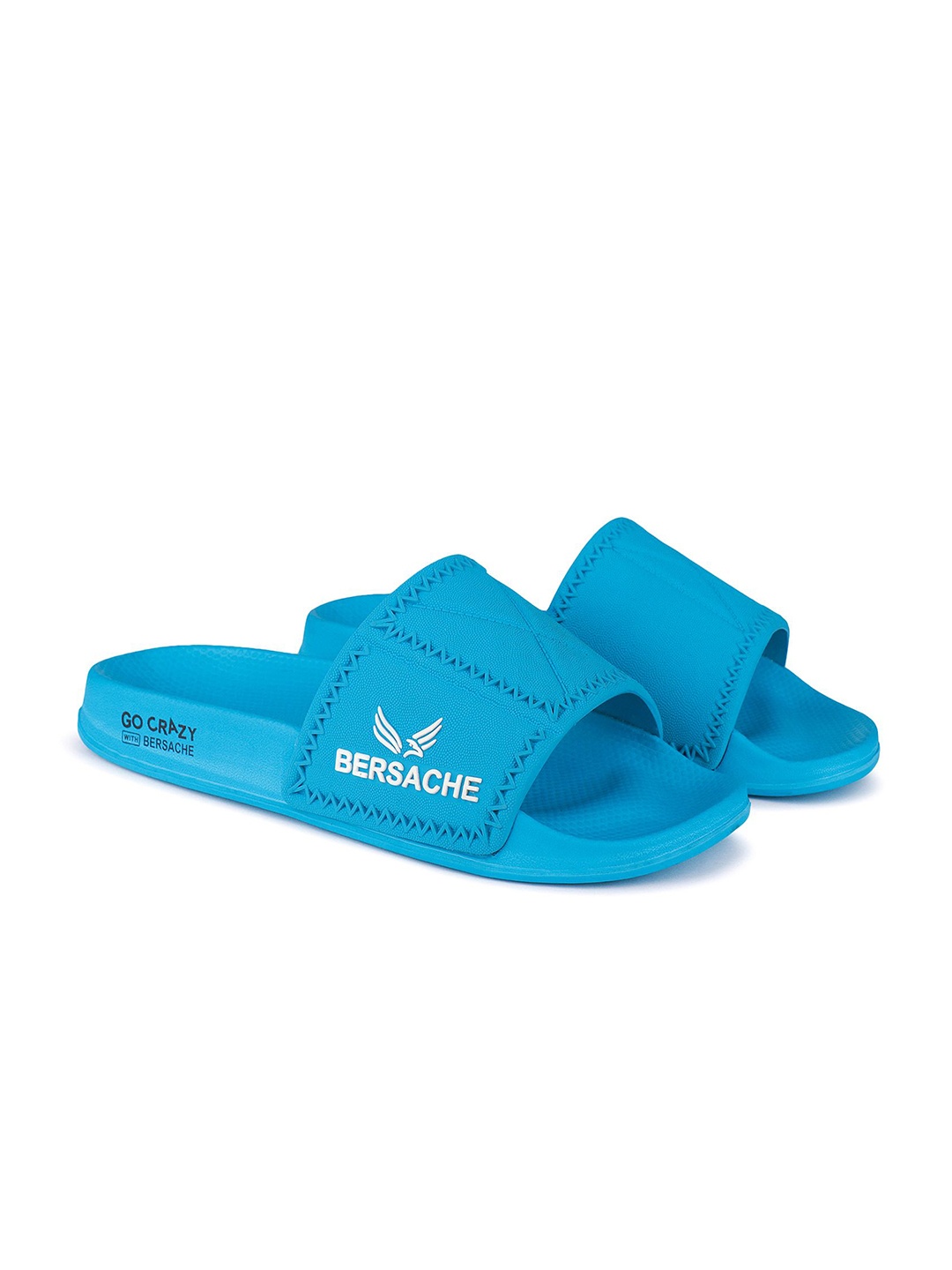 

BERSACHE Men Comfortable Stylish Fashionable Sliders, Blue