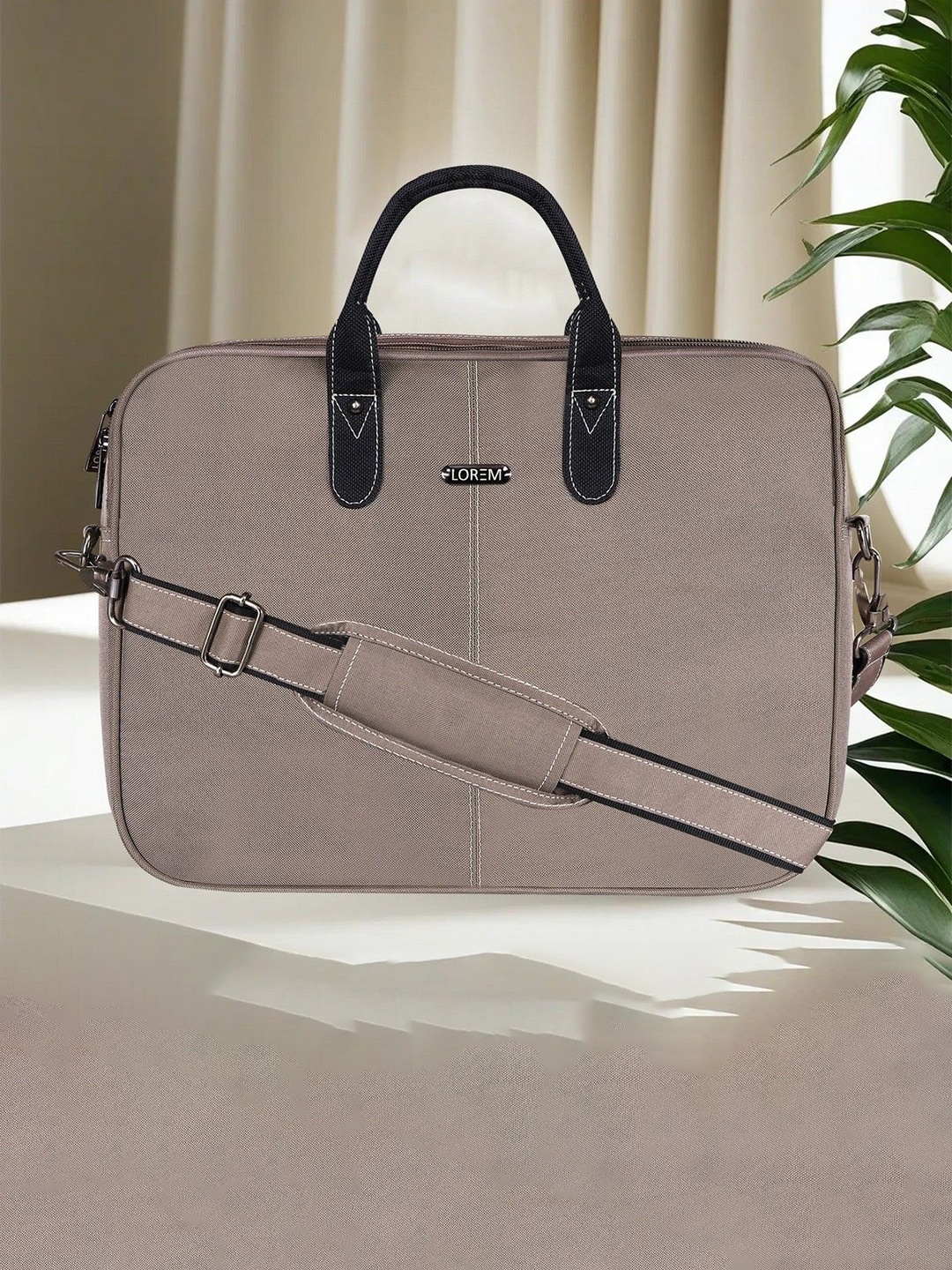 

LOREM Men 10L Laptop Bag, Grey