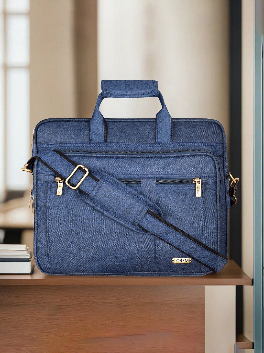 

LOREM Men Laptop Bag, Blue