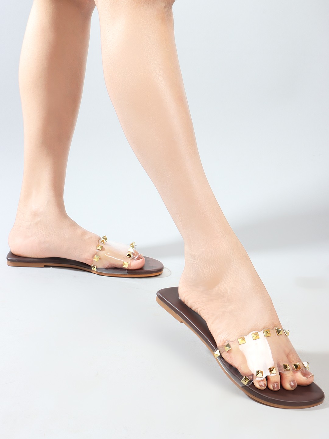 

Anouk Women Open Toe Flats, Brown