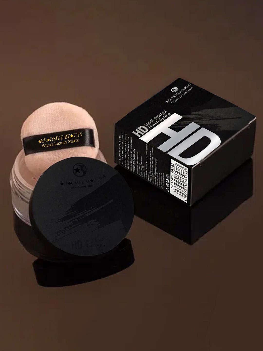 

Adbeni Ultra-Fine HD Loose Compact Powder -Shade-03-12g, Beige