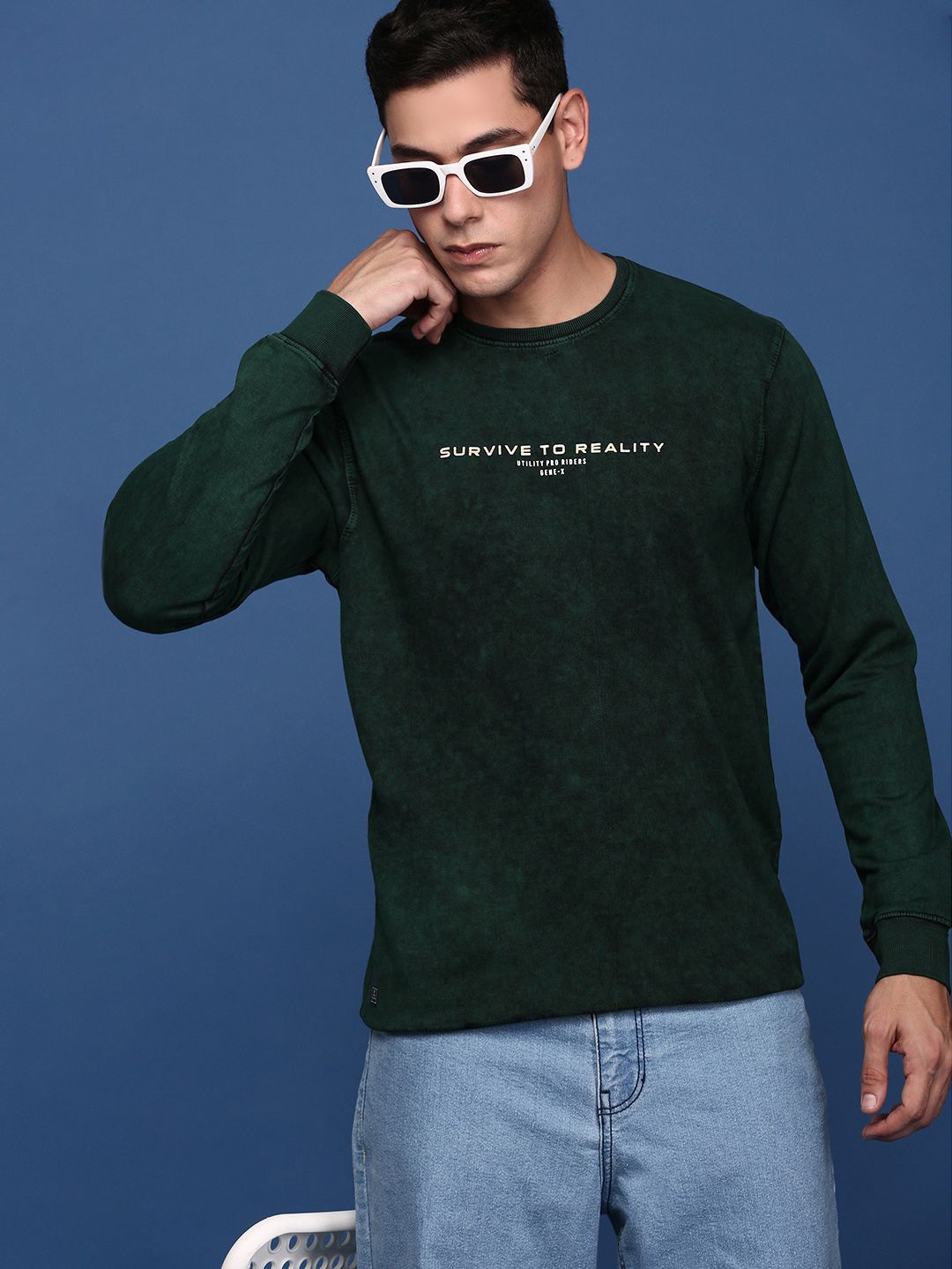 

SHOWOFF Men Sweatshirt PR-RFD-009_Green-Green