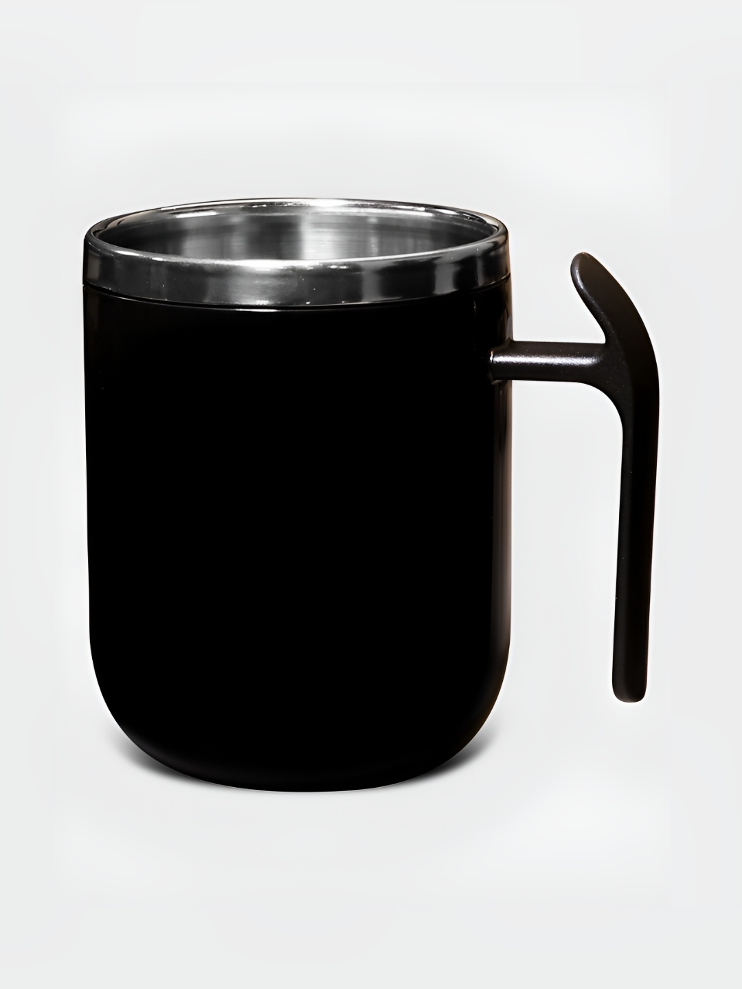 

The Wallet Store Black Solid Stainless Steel Matte Mugs Set of Cups and Mugs