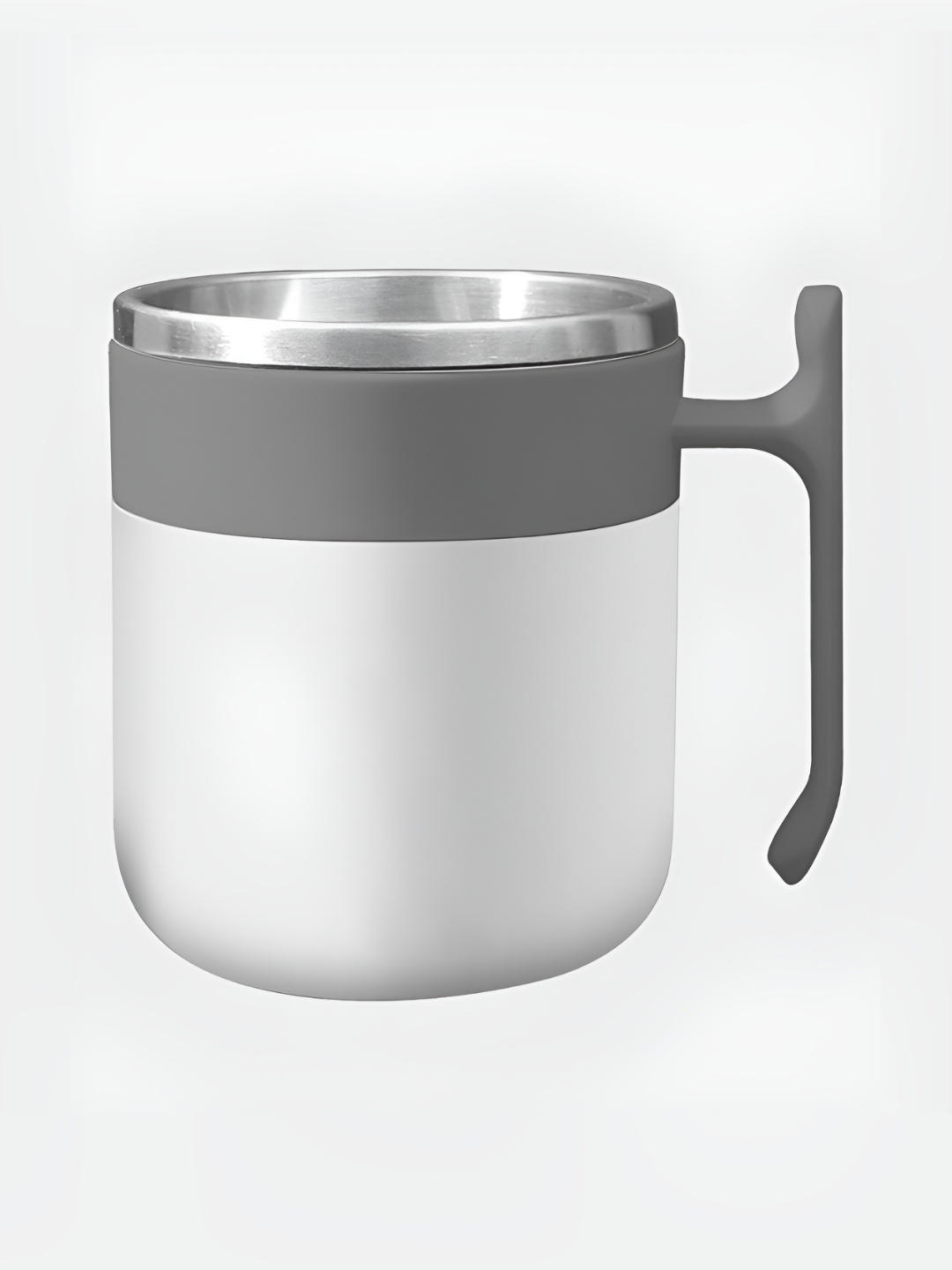 

The Wallet Store Grey & White Thermal Insulated Matte Stainless Steel Coffee Mug 250 ml