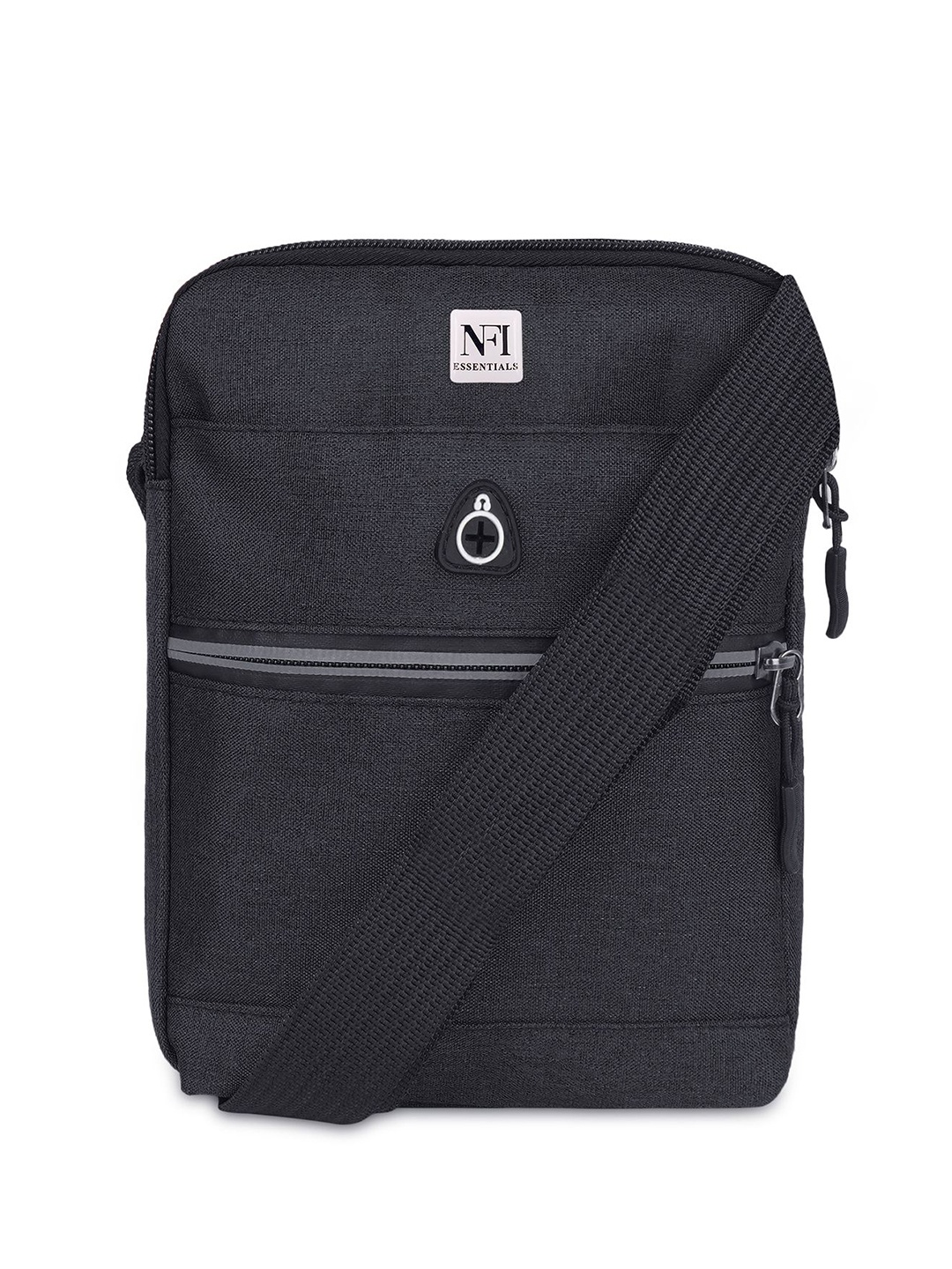 

NFI essentials Unisex Messenger Bag, Black