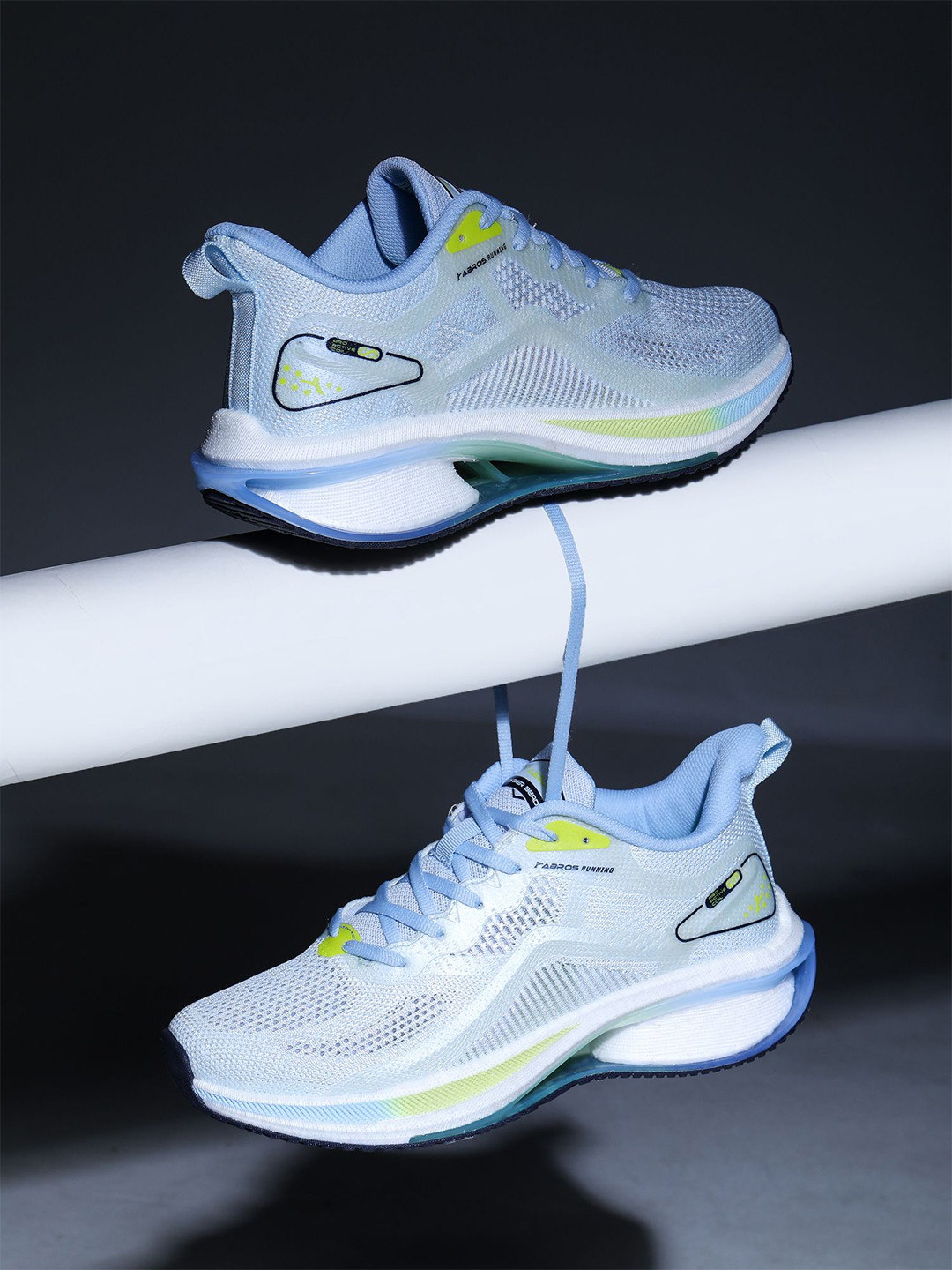 

ABROS Men Super Mesh Running Marking Sports Shoes, Blue