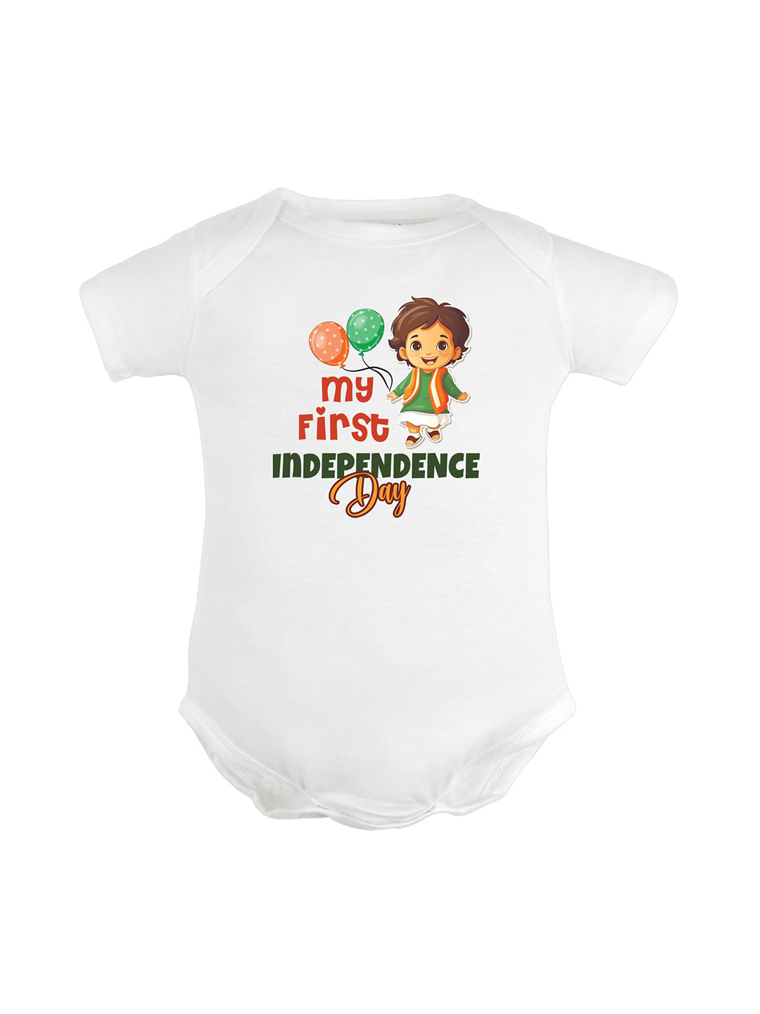 

FFLIRTYGO Printed Cotton Bodysuit Infants, White