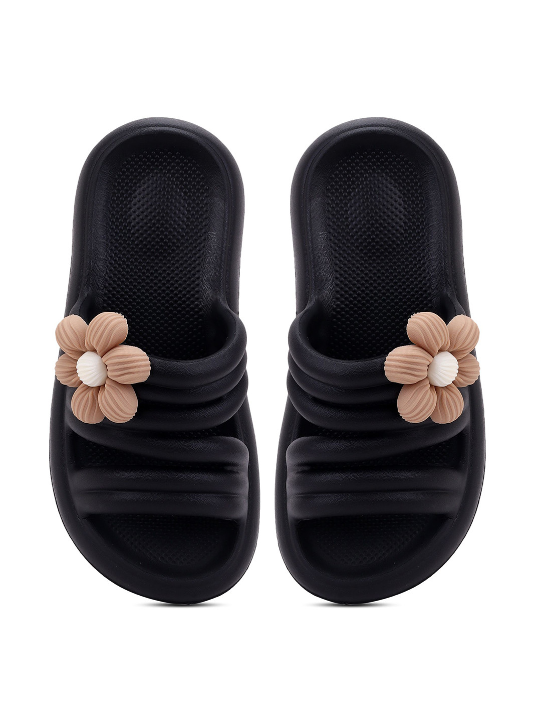 

CASSIEY Women Rubber Slip-On, Black