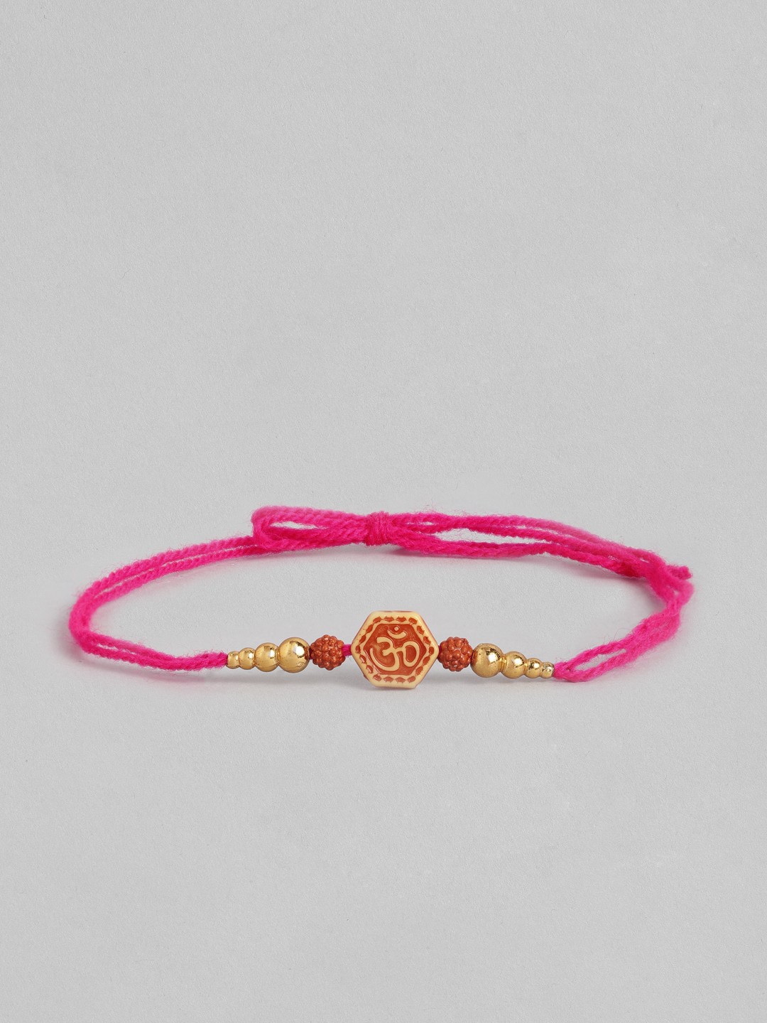 

Sangria Beaded Thread Rakhi, Pink