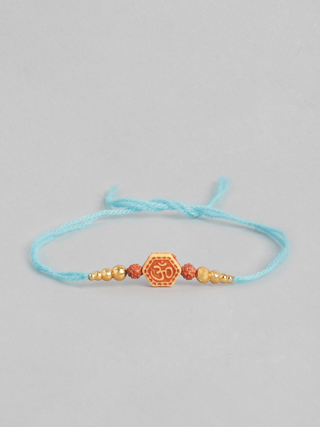 

Sangria Beaded Thread Rakhi, Blue