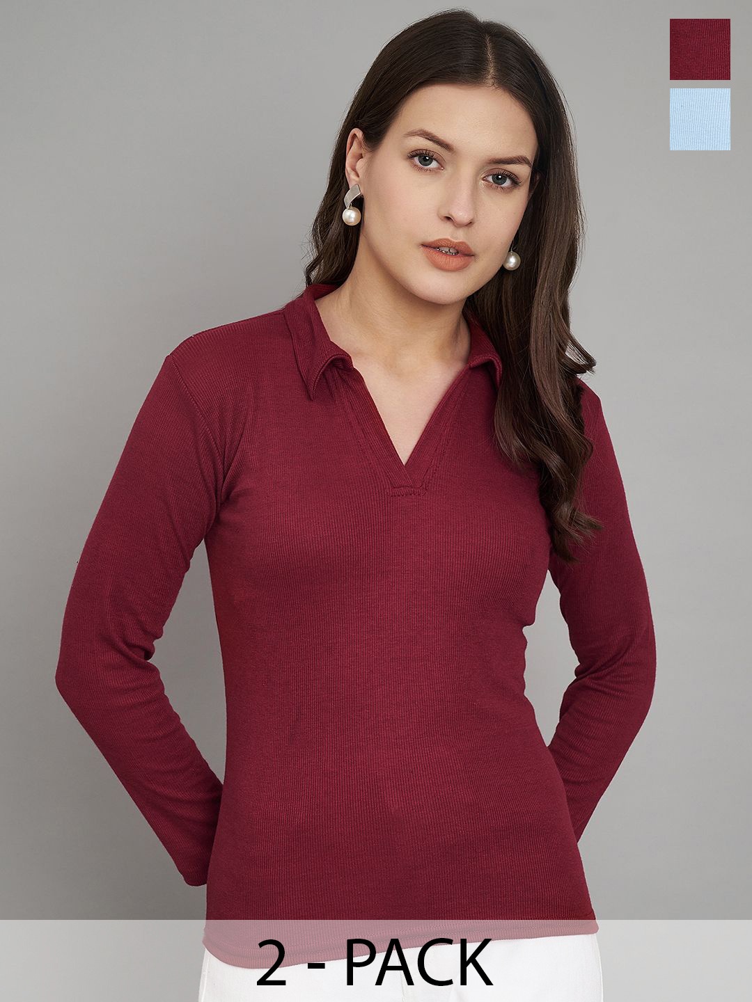 

Trend Level Cotton Top, Maroon
