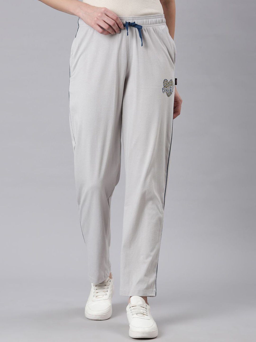

DIXCY SCOTT Slimz Women Mid-Rise Track Pants, Grey