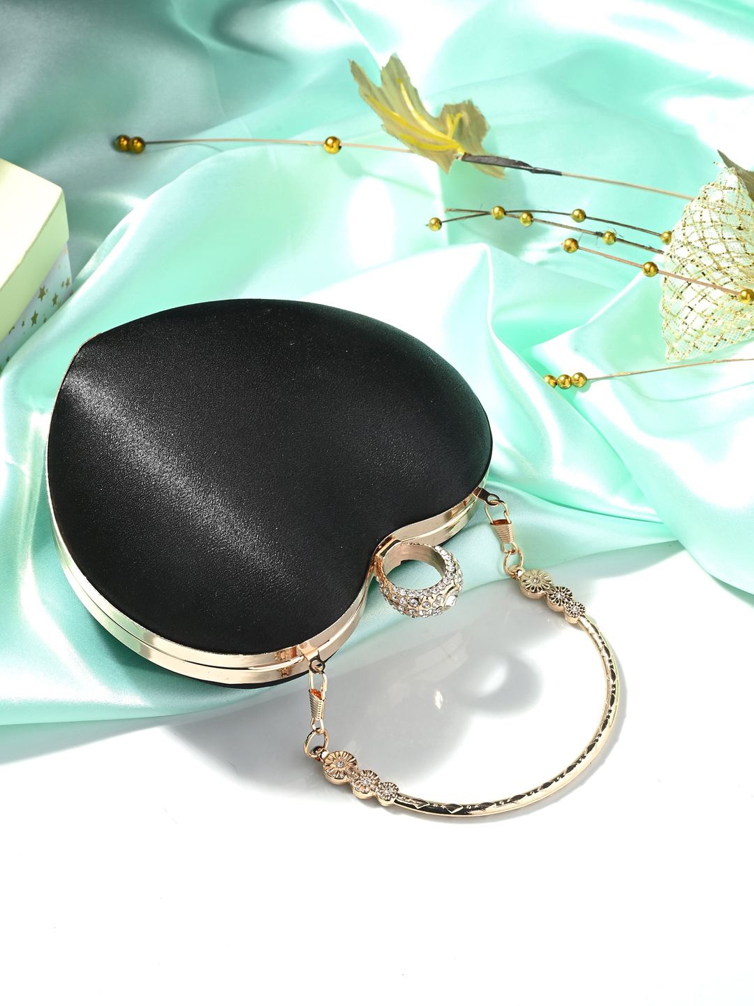 

DressBerry Box Clutch, Black