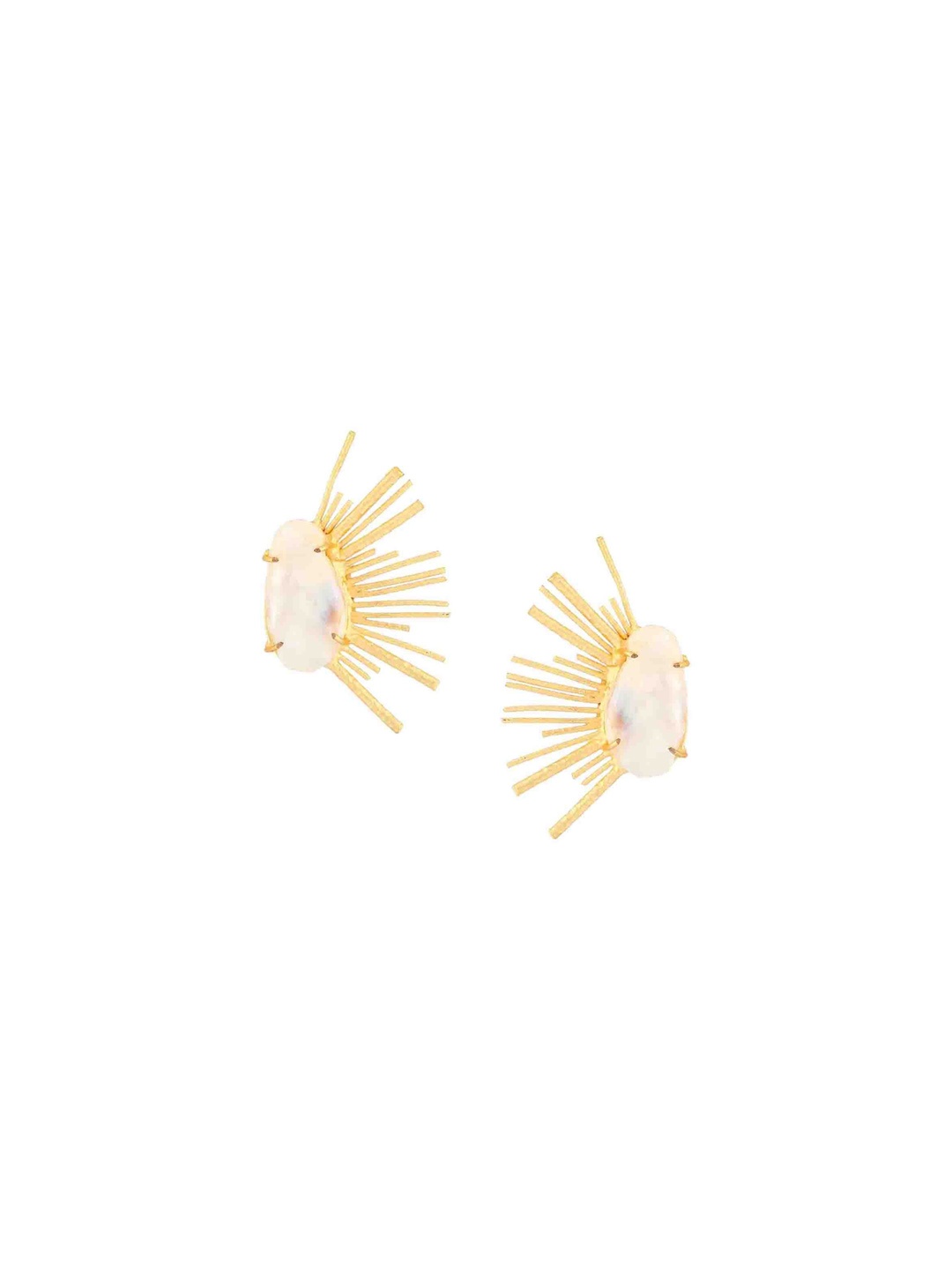 

XAGO Contemporary Studs Earrings, White