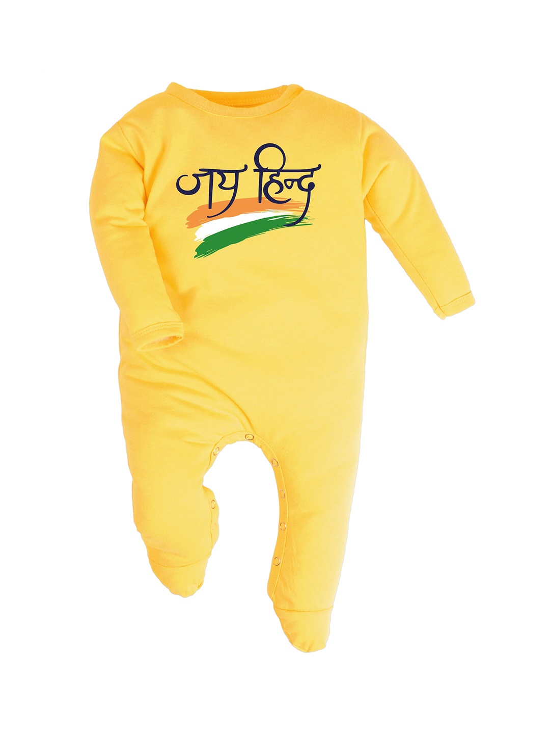 

FFLIRTYGO Infants Printed Cotton Rompers, Yellow